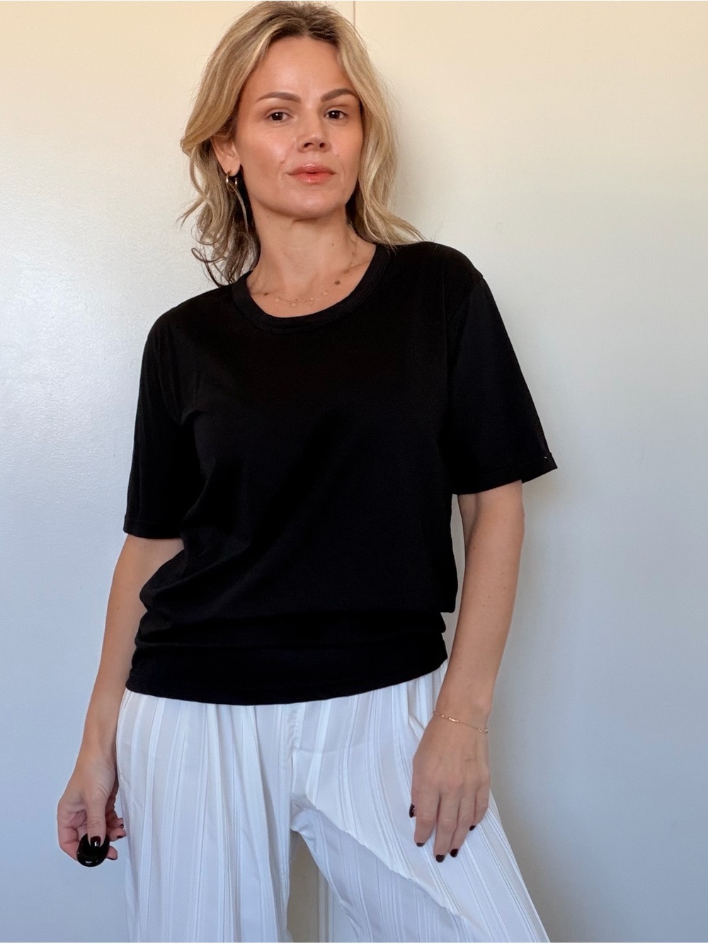 Almina Concept Short Sleeve Crew Tee